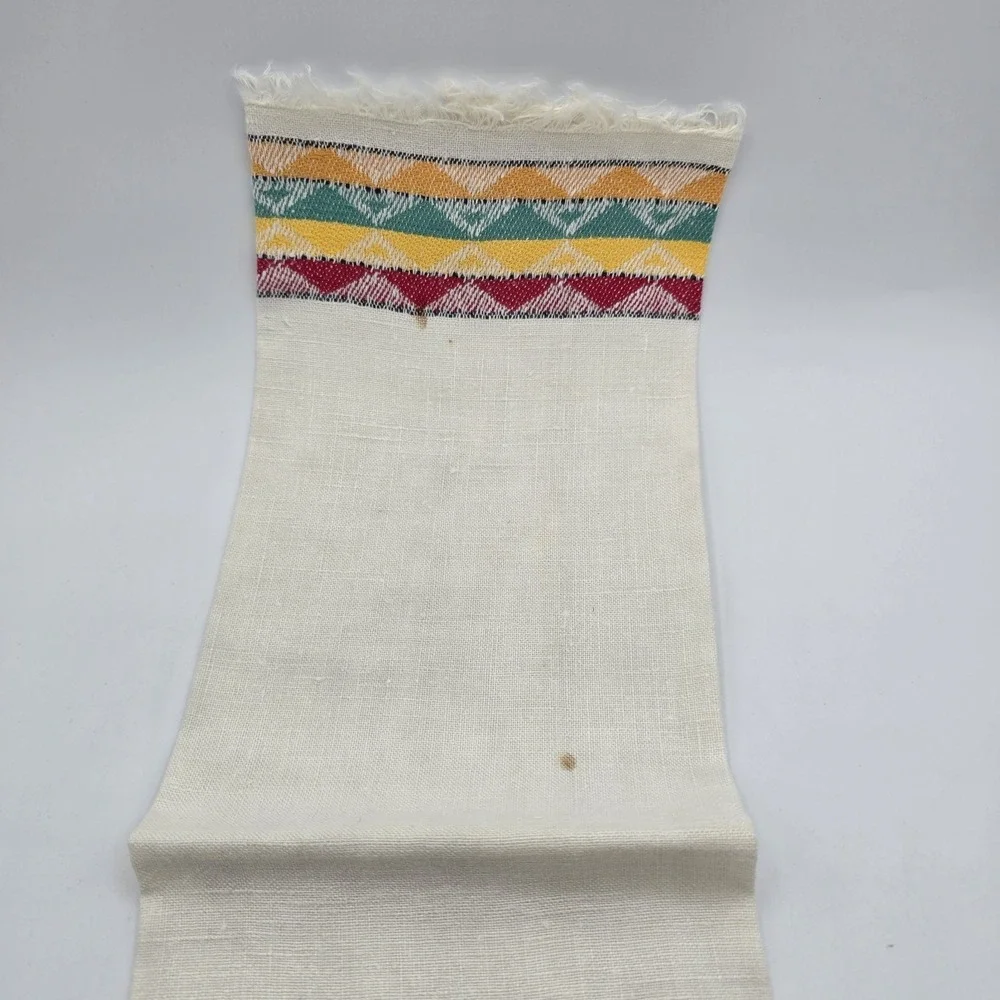 Vintage Embroidered Hand Tea Towel Cottagecore Here's‎ How Man Drinking